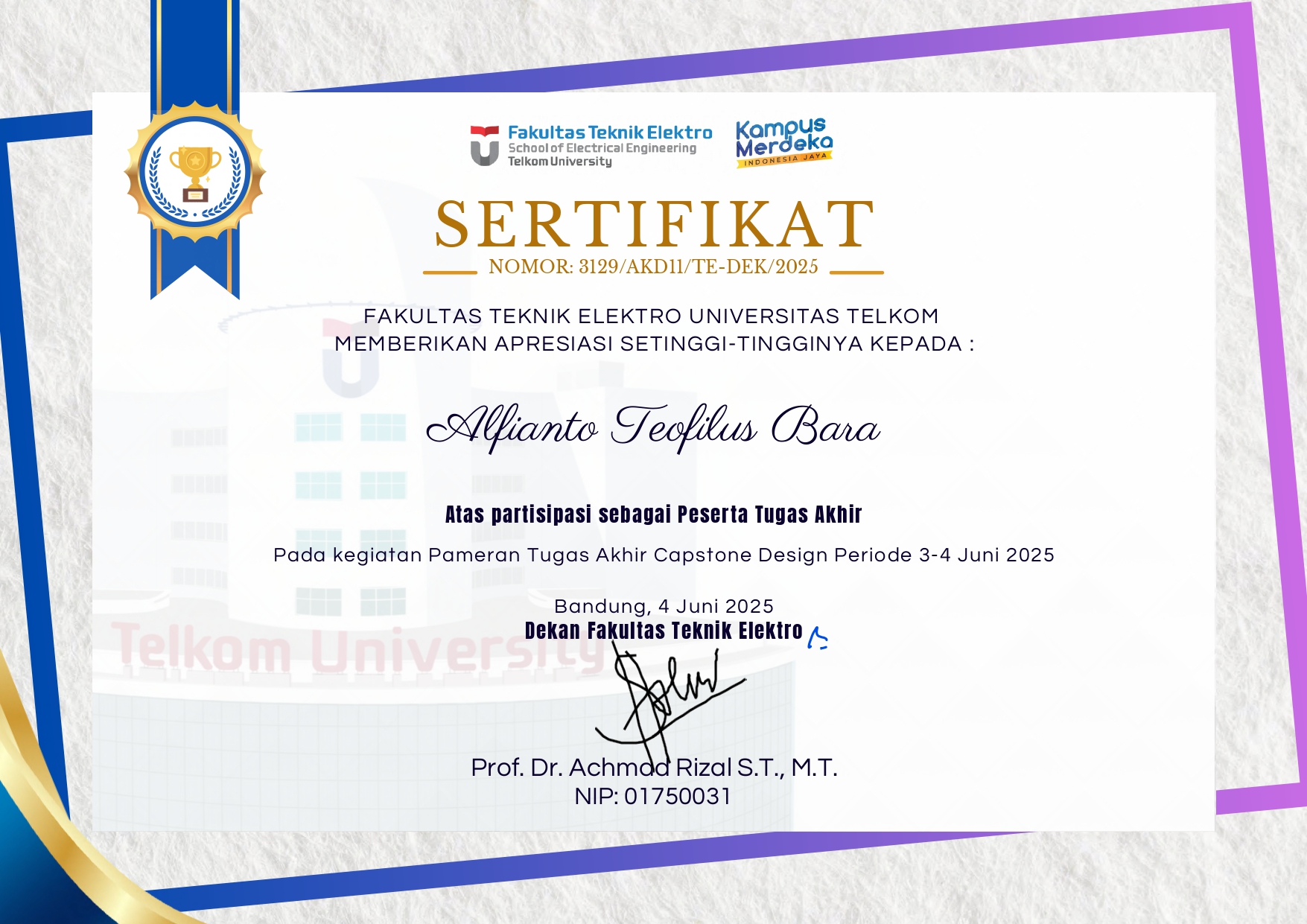 Tampilan aplikasi EEG Analyzer